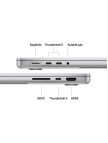 Apple MacBook Pro M4 Pro 24GB 1TB SSD macOS 14" Taşınabilir Bilgisayar Gümüş MX2F3TU/A