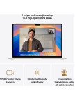 Apple MacBook Air M4 16GB 256GB SSD macOS 15" Taşınabilir Bilgisayar Yıldız Işığı MW1J3TU/A